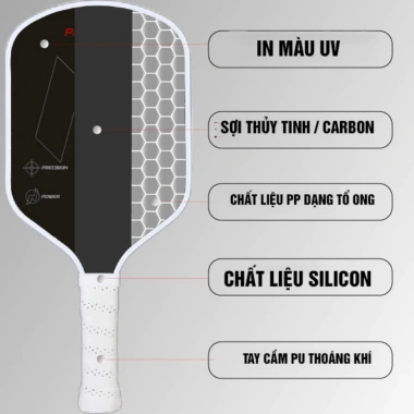 Vợt Pickleball AMASPORT 3K Carbon USAPA – Bền bỉ, phù hợp mọi đối tượng, giá 409.000₫