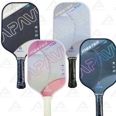 Vợt Pickleball Apavi MASTER Đen 100% Carbon T700 dày 16mm - Đánh tấn công, giá 619.000₫