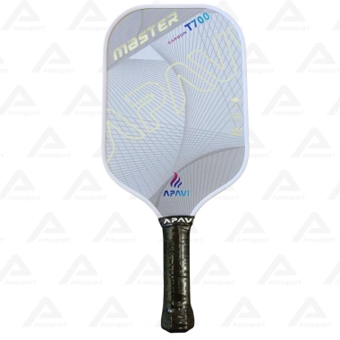Vợt Pickleball Apavi MASTER trắng 100% Carbon T700 dày 16mm – Đánh tấn công, giảm giá 749.251 VND (90‑95% mới)