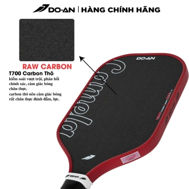 Vợt Pickleball Camela Carbon Thô Cao Cấp – Siêu Nhẹ, Toàn Diện, Giá Ưu Đãi 550k 2