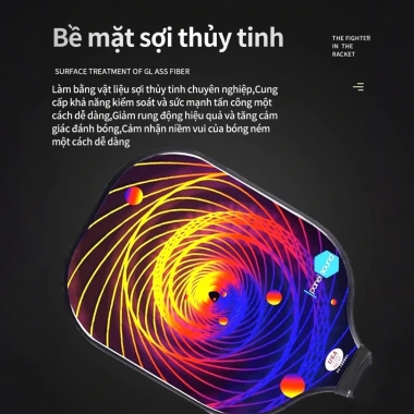 Vợt Pickleball Cao Cấp Sợi Thủy Tinh Cường Độ Cao Linh Hoạt – Hiệu Suất Chuyên Nghiệp, Giá 247.500₫
