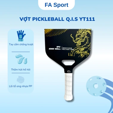 Vợt Pickleball Carbon 3K QIS YT111 Thiên Công Chính Hãng - Chuẩn USAPA, Bảo hành 12 tháng, Giá ưu đãi 1.15tr