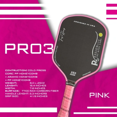 Vợt Pickleball Carbon Passion002 PRO03 Chính Hãng Giá Ưu Đãi 2.592.000 VNĐ
