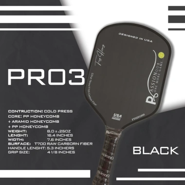 Vợt Pickleball Carbon Passion002 PRO03 Chính Hãng Giá Ưu Đãi 2.592.000 VNĐ