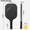 Vợt Pickleball Carbon T1.000 16mm - Thi đấu trong nhà và ngoài trời, chuẩn quốc tế, tặng 1 bóng 3