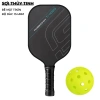 Vợt Pickleball Carbon T1.000 16mm - Thi đấu trong nhà và ngoài trời, chuẩn quốc tế, tặng 1 bóng 10