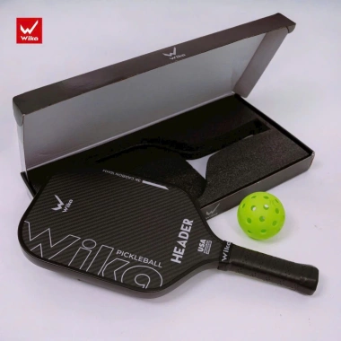 Vợt Pickleball Carbon T1.000 Wika Header Siêu Nhẹ Đen Hồng - Giá 968.000, Luyện Đấu Nam Nữ