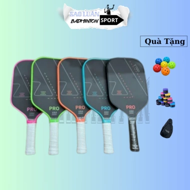Vợt Pickleball Carbon T700 1 Chiếc Nam Nữ Cao Cấp + Túi & 2 Bóng - Giá 1,100,000₫