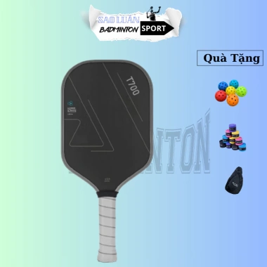 Vợt Pickleball Carbon T700 1 Chiếc Nam Nữ Cao Cấp + Túi & 2 Bóng - Giá 1,100,000₫
