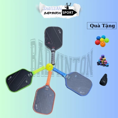Vợt Pickleball Carbon T700 1 Chiếc Nam Nữ Cao Cấp + Túi & 2 Bóng - Giá 1,100,000₫