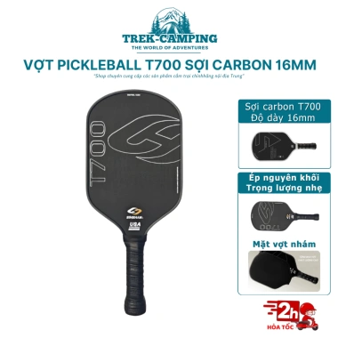 Vợt Pickleball Carbon T700 16mm Cán Dài Nhẹ - Dành cho người mới, giá giảm 765.000₫ 7 Vợt Pickleball Carbon T700 16mm Cán Dài Nhẹ - Dành cho người mới, giá giảm 765.000₫ 7