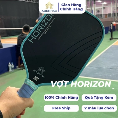 Vợt Pickleball Carbon T700 3 Lớp 16mm ADORPAS Horizon Lõi Honeycomb, Kiểm Soát, Đánh Chắc Tay 9