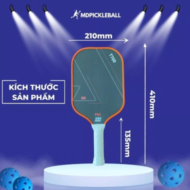 Vợt Pickleball Carbon T700 MD Cao Cấp - Mặt Nhám Dày, Bền, Giá Ưu Đãi 450.000 VNĐ