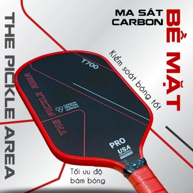 Vợt Pickleball Carbon T700 Pro - Mua 1 Tặng 1 Cuộn Càn Urben + Bóng Thi Đấu, Giá 520.000 4