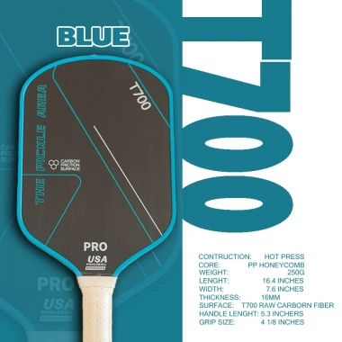Vợt Pickleball Carbon T700 Pro - Mua 1 Tặng 1 Cuộn Càn Urben + Bóng Thi Đấu, Giá 520.000 7