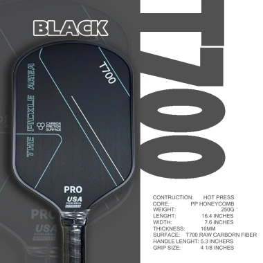 Vợt Pickleball Carbon T700 Pro - Mua 1 Tặng 1 Cuộn Càn Urben + Bóng Thi Đấu, Giá 520.000 9