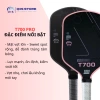 Vợt Pickleball Carbon T700 Pro QIS - Siêu Nhám, Độ Bền Cao, Chống Trượt, Chuẩn Thi Đấu 5