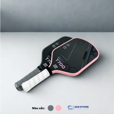 Vợt Pickleball Carbon T700 Pro QIS - Siêu Nhám, Độ Bền Cao, Chống Trượt, Chuẩn Thi Đấu