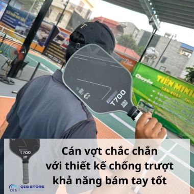 Vợt Pickleball Carbon T700 Pro QIS - Siêu Nhám, Độ Bền Cao, Chống Trượt, Chuẩn Thi Đấu 8 Vợt Pickleball Carbon T700 Pro QIS - Siêu Nhám, Độ Bền Cao, Chống Trượt, Chuẩn Thi Đấu 8