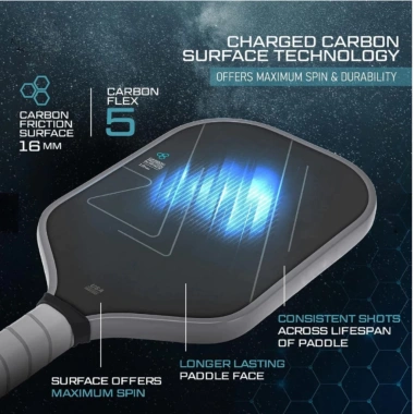 Vợt Pickleball Carbon T700 Pro – Siêu nhẹ, mặt nhám bám bóng, hiệu suất tối ưu 2