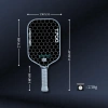 Vợt Pickleball Carbon T700 Pro xanh lá 16mm - Lõi dày, mặt nhám bám bóng, siêu nhẹ 4