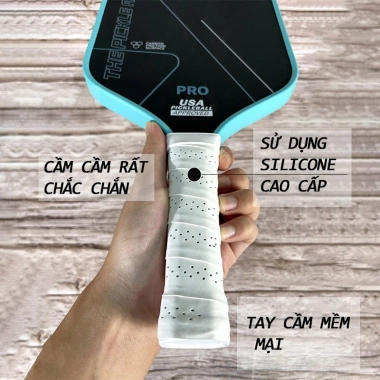 Vợt Pickleball Carbon T700 Siêu Nhẹ, Mặt Cacbon Siêu Nhám, Đa Màu, Giá 550k
