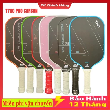 Vợt Pickleball Carbon T700 - Siêu nhẹ, mặt nhám bám bóng, giá chỉ 75.000₫
