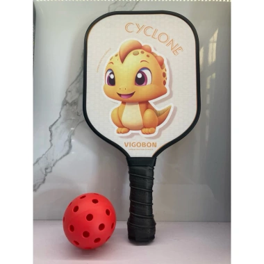 Vợt pickleball cho bé sợi thủy tinh nhẹ êm ái - Tặng bóng, chỉ 180.000₫