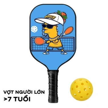Vợt Pickleball cute siêu nhẹ bền – Tặng 1 pickle ball, tăng tương tác, tập trung