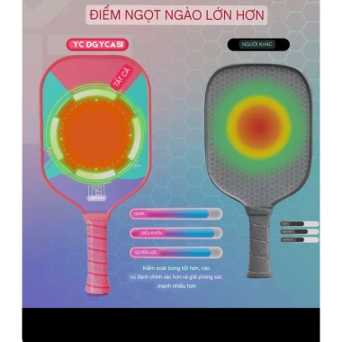 Vợt Pickleball DGYCASI Carbon T700 16mm - Sức mạnh, kiểm soát, giá 505.000₫