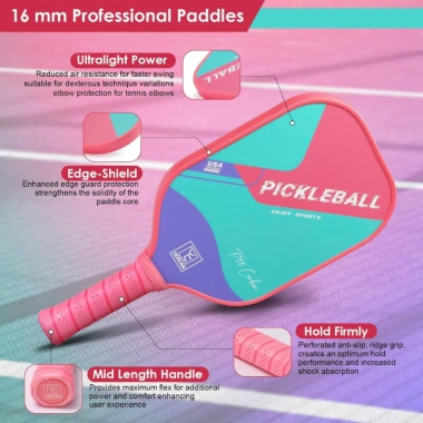 Vợt Pickleball DGYCASI Carbon T700 16mm - Sức mạnh, kiểm soát, giá 505.000₫
