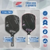 Vợt Pickleball F-Sports T700 Pro Carbon Nhám Cao Cấp – Kiểm Soát Tối Đa, Màu Hồng Xám, Giá 495k