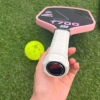 Vợt Pickleball F-Sports T700 Pro Carbon Nhám Cao Cấp – Kiểm Soát Tối Đa, Màu Hồng Xám, Giá 495k 9