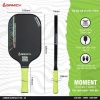 Vợt Pickleball Gamicy Moment T700 Vân Carbon 3K Kaiwin chính hãng – nhẹ, bền, giá ưu đãi 6