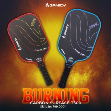 Vợt Pickleball Gamicy T300 Carbon 14mm Nguyên Khối – Cao Cấp, Chính Hãng USA 8 Vợt Pickleball Gamicy T300 Carbon 14mm Nguyên Khối – Cao Cấp, Chính Hãng USA 8