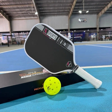 Vợt Pickleball Gen 4 FSports 16mm Mặt Nhám 3 Lớp Carbon - Tặng Balo, Giá 750k