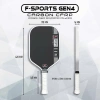 Vợt Pickleball Gen 4 Fsports Carbon 3 lớp - Kiểm soát bóng chuẩn USAPA, cao cấp, giá 550k 3