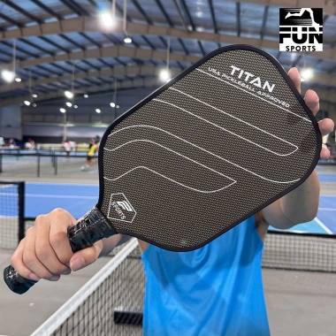 Vợt Pickleball Gen 4 Fsports Carbon 3 lớp - Kiểm soát bóng chuẩn USAPA, cao cấp, giá 550k