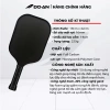 Vợt Pickleball Gen4 Noname Trợ lực vừa bám bóng siêu nhám giá ưu đãi 650.000₫