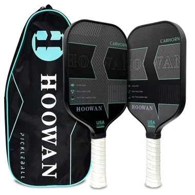 Vợt Pickleball Hoowan CARHORN 16mm Mái Chèo Carbon USAPA T700 – Có Túi – 618.853₫