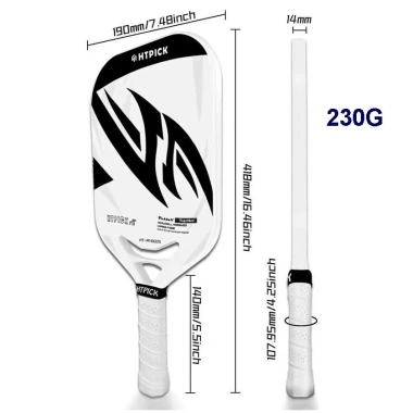 Vợt Pickleball HTPICK Carbon 3K joola T700 Siêu Bền, Mặt Nhám 14mm - Giá 959.000đ