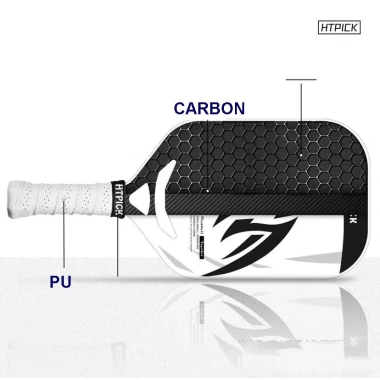 Vợt Pickleball HTPICK Carbon 3K joola T700 Siêu Bền, Mặt Nhám 14mm - Giá 959.000đ