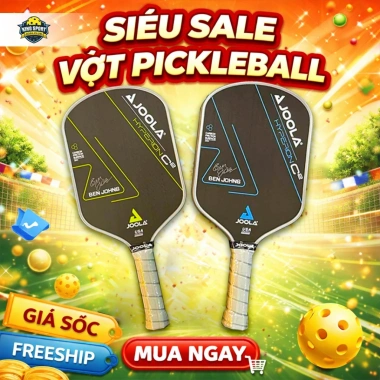 Vợt Pickleball Jo.hns H.yperion C2 16mm - Bề mặt nhám, kiểm soát bóng, newbie, 299.000 VND
