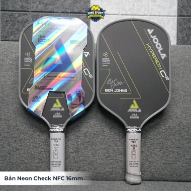 Vợt Pickleball Jo.hns H.yperion C2 16mm - Bề mặt nhám, kiểm soát bóng, newbie, 299.000 VND