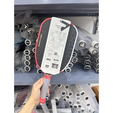 Vợt pickleball Joola Agassi 16mm NFC carbon siêu nhám, kèm bóng và quấn cán, giảm 16%