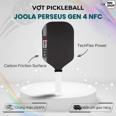 Vợt Pickleball Joola Perseus Gen 4 NFC Carbon Mặt Nhám – Hiệu Suất Cao, Tặng Cuốn Cán, Giá 499k
