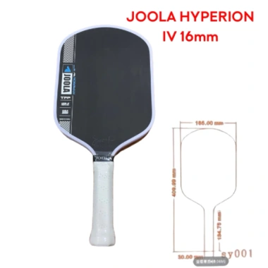 Vợt Pickleball Joola Pro Hyperion IV Gen 4 carbon nhám cao cấp, check NFC, quấn cán dán viền - Giá giảm 520k