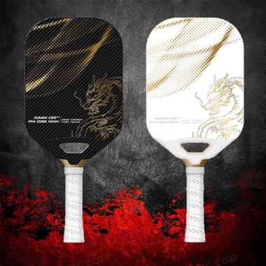 Vợt Pickleball Jusain Carbon 3K Siêu Bền, Mặt Nhám 14mm, Thiết Kế Rồng - Giá Ưu Đãi 750.000 VND