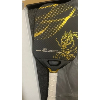 Vợt Pickleball Jusain Carbon 3K Siêu Bền, Mặt Nhám 14mm, Thiết Kế Rồng - Giá Ưu Đãi 750.000 VND