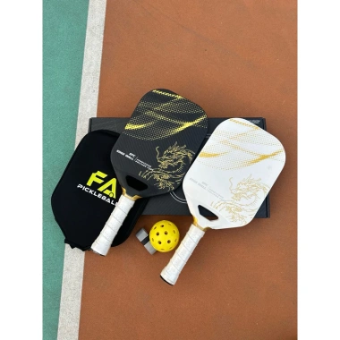 Vợt Pickleball Jusain T700 14mm Rồng Đen – Kiểm Soát Tối Đa, Lực Xoáy Mạnh